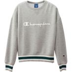 Champion(チャンピオン) ウィメンズ クルーネックスウェットシャツ レディース オックスフォードGRY