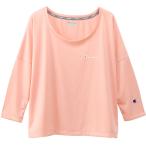 Champion(チャンピオン) ウィメンズ C VAPOR クロップドTシャツ ピンクベージュ