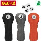 Golfit! ゴルフイット ライト 正規品 スタンダード ヘッドカバー UT ユーティリティ用 180cc対応 2023モデル 「 H-464 」