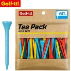 Golfit! Golf ito свет стандартный товар TEE PACK чай упаковка дерево чай 60 цвет [ общая длина 60mm T-439 ]