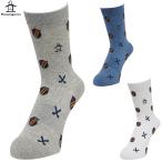 Munsingwear Munsingwear одежда Япония стандартный товар средний длина мужской ivy узор ja карта носки 2025 модель [ MG5FSO08M ]