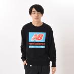 ニューバランス NB Essentials Field Day スウェットクルー ブラック nbj-amt11515-bk
