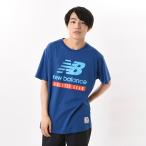 ニューバランス NB Essentials Field Day NBロゴ Tシャツ キャプテンブルー nbj-amt11517-cnb