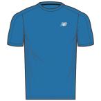 ニューバランス エントリーランニングショートスリーブTシャツ ビジョンブルー nbj-amt93917-vsb