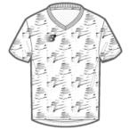 ニューバランス グラフィック　プラクティスシャツ Ｔ nbj-jjtf9484-wt