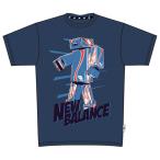 ニューバランス グラフィック ショートスリーブ Tシャツ ナチュラルインディゴ nbj-jjtp0309-ngo
