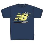 ニューバランス グラフィック ショートスリーブ Tシャツ ナチュラルインディゴ nbj-jjtp0310-ngo