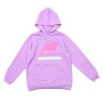 ニューバランス NB Essentials スウェットフーディ ダークヴァイオレットグロー nbj-jjtp1300-dvg