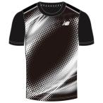 ニューバランス ショートスリーブTシャツ ドットグラフィック ブラック nbj-jmtt0112-bk