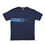 ニューバランス NBアスレチックスキーラインショートスリーブ Tシャツ ナチュラルインディゴ nbj-mt01510-ngo
