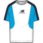 ニューバランス NB Athletics カラーブロックTシャツ バーチャルスカイ nbj-mt11504-vls