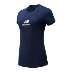 ニューバランス エッセンシャルズアイコンスタックドNBショートスリーブ Tシャツ ナチュラルインディゴ nbj-wt01517-ngo