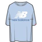ニューバランス Essentials スタックドロゴ Tシャツ UVグロー nbj-wt03519-uvg