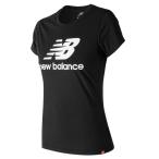 ニューバランス Ｅｓｓｅｎｔｉａｌｓ　スタックドロゴ　Ｔシャツ ブラック nbj-wt91546-bk