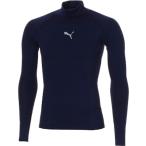 PUMA(プーマ) テックライト LSモックネック Tシャツ メンズ インナーウェア PEACOAT