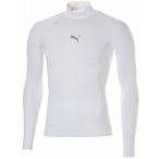 PUMA(プーマ) テックライト LSモックネック Tシャツ メンズ インナーウェア PUMA WHITE
