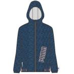 PUMA(プーマ) FEEL IT メッシュラインドウーブンジャケット DARK DENIM