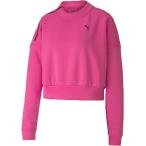 PUMA(プーマ) トレーニング ブレイブ ジップ クルー スウェットシャツ LUMINOUS PIN