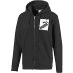 PUMA(プーマ) BIG LOGO フーデッド スウェットジャケット メンズ PUMA BLACK