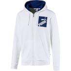 PUMA(プーマ) BIG LOGO フーデッド スウェットジャケット メンズ PUMA WHITE