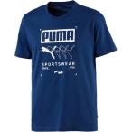 PUMA(プーマ) ボックスPUMA Tシャツ メンズ DARK DENIM