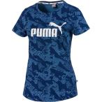 PUMA(プーマ) ESS+ AOP Tシャツ DARK DENIM