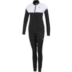 PUMA(プーマ) カラーブロック トレーニングスーツ レディース 上下セット PUMA BLACK