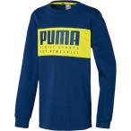 PUMA(プーマ) ALPHA クルー スウェット ジュニア DARK DENIM