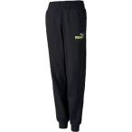 PUMA(プーマ) ESS 2カラー ロゴ スウェット パンツ PUMA BLACK