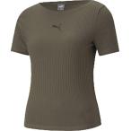 PUMA（プーマ） HER リブ Tシャツ GRAPE LEAF