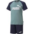 PUMA（プーマ） ポリ Tシャツ ＆ ショーツ セット MINERAL BL-