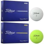 Titleist タイトリスト日本正規品 TOUR SOFT ツアーソフト 2026新製品 ゴルフボール 1ダース(12個入)
