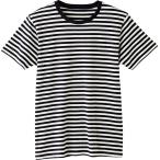 トムス(TOMS) 4.6oz Fine Fit T‐shirts ボーダー WM~XL ホワイト/ブラック