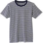 トムス(TOMS) 4.6oz Fine Fit T‐shirts ボーダー WM~XL ホワイト/ネイビー