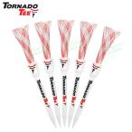 【ジャパンカラー】 TORNADO TEE 正規品 トルネード ティー モノフィラメント構造 ドラコンゴルフティー 「 全長82mm(5本入) 」