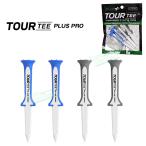 TOUR TEE ツアーティー正規品 PLUS PRO LAUNCH プラス プロ ランチ ゴルフティー 「 全長80mm(4本入)ライト T-500 」