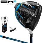 TaylorMade(テーラーメイド)日本正規品 SIM2 MAX(シムツーマックス) ドライバー 2021モデル TENSEI BLUE TM50カーボンシャフト