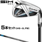 TaylorMade(テーラーメイド)日本正規品 SIM MAX(シムマックス)アイアン  TENSEI BLUE TM60カーボンシャフト 5本セット(I#6〜9、PW)