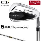 Qi アイアン ダイナミックゴールドスチールシャフト 5本セット(#6〜9、PW) 【カスタムメイドクラブ】 Taylormade テーラーメイド日本正規品 2024新製品