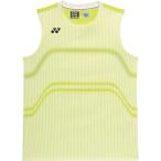  Yonex мужской игра рубашка ( безрукавка ) Rech lime 