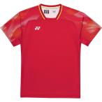  Yonex мужской игра рубашка яркий красный 
