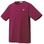 Yonex（ヨネックス） ユニセックス Tシャツ（ビッグシルエット） バーガンディー
