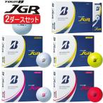 ブリヂストンゴルフ ツアービー ジェイジーアール サイドマーク入り ゴルフボール 2ダースセット(24個入り) 「BRIDGESTONE GOLF TOUR B JGR」