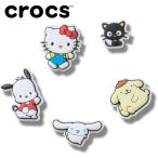 ショッピングジビッツ クロックス crocs ジビッツ Hello Kitty Friends 5 Pck 10015852 アクセサリー メール便送料無料