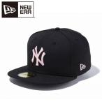 ニューエラ 59FIFTY ニューヨーク・ヤンキース ブラック × ピンク 11308568