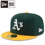 ニューエラ 59FIFTY MLBオンフィールド オークランド・アスレチックス ホーム 11449354