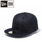 ニューエラ 59FIFTY ニューヨーク・ヤンキース ブラックデニム × ブラック 11596349