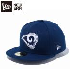 ニューエラ 59FIFTY ロサンゼルス・ラムズ ネイビー × チームカラー 12019017