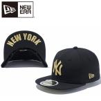 ニューエラ Kids 59FIFTY UNDERVISOR ニューヨーク・ヤンキース ブラック × ゴールド NEW YORK 12336576