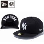 ニューエラ 59FIFTY UNDERVISOR ニューヨーク・ヤンキース ブラック × ホワイト NEW YORK 12336652